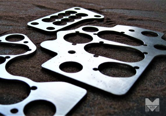 Automotive parts cut on the waterjet